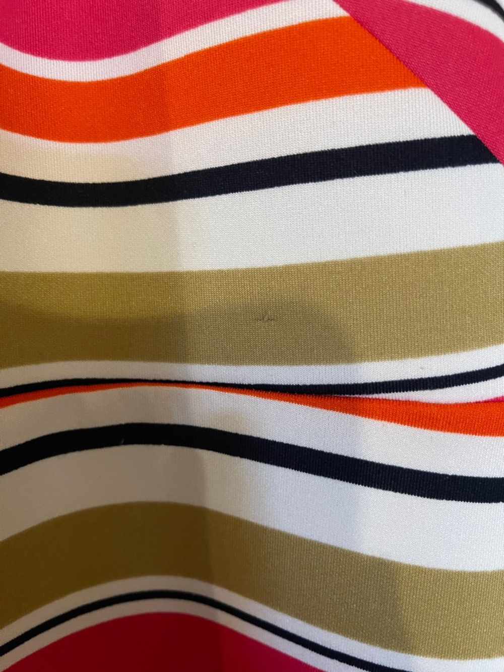 Michael Kors Pink Orange Striped Top - Picture 3 of 4